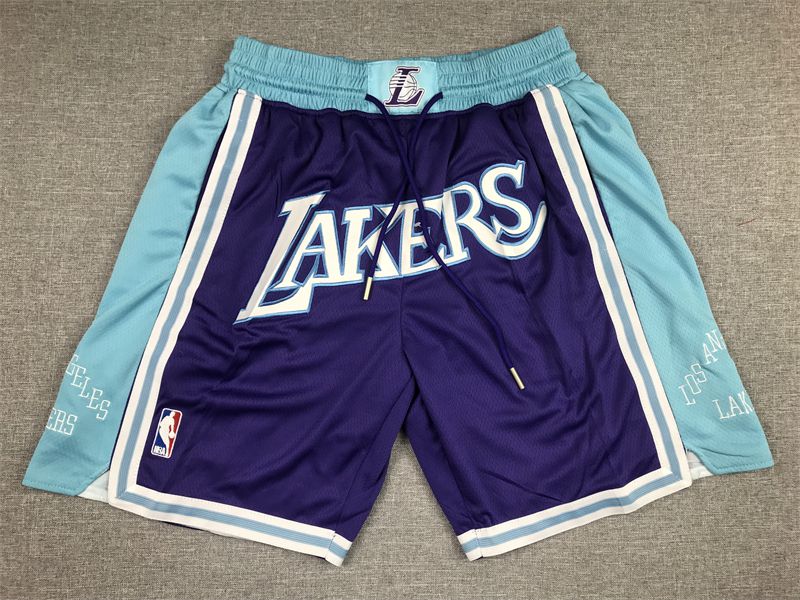 Men NBA 2022 Los Angeles Lakers Nike Shorts 2281